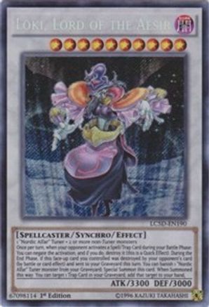 Image of Loki, Lord of the Aesir [LC5D-EN190] Secret Rare