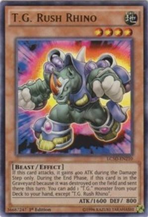 Image of T.G. Rush Rhino [LC5D-EN210] Ultra Rare