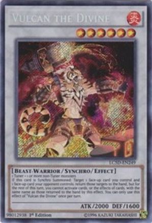 Image of Vulcan the Divine [LC5D-EN249] Secret Rare