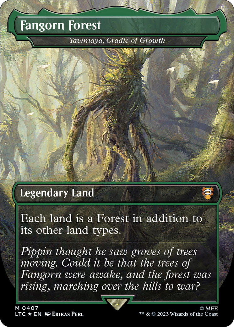 Image of Fangorn Forest - Yavimaya, Cradle of Growth (Surge Foil Realms and Relics) [The Lord of the Rings: Tales of Middle-Earth Commander]