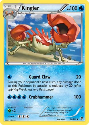 Image of Kingler (14/119) [XY: Phantom Forces]