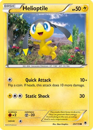 Image of Helioptile (29/119) [XY: Phantom Forces]