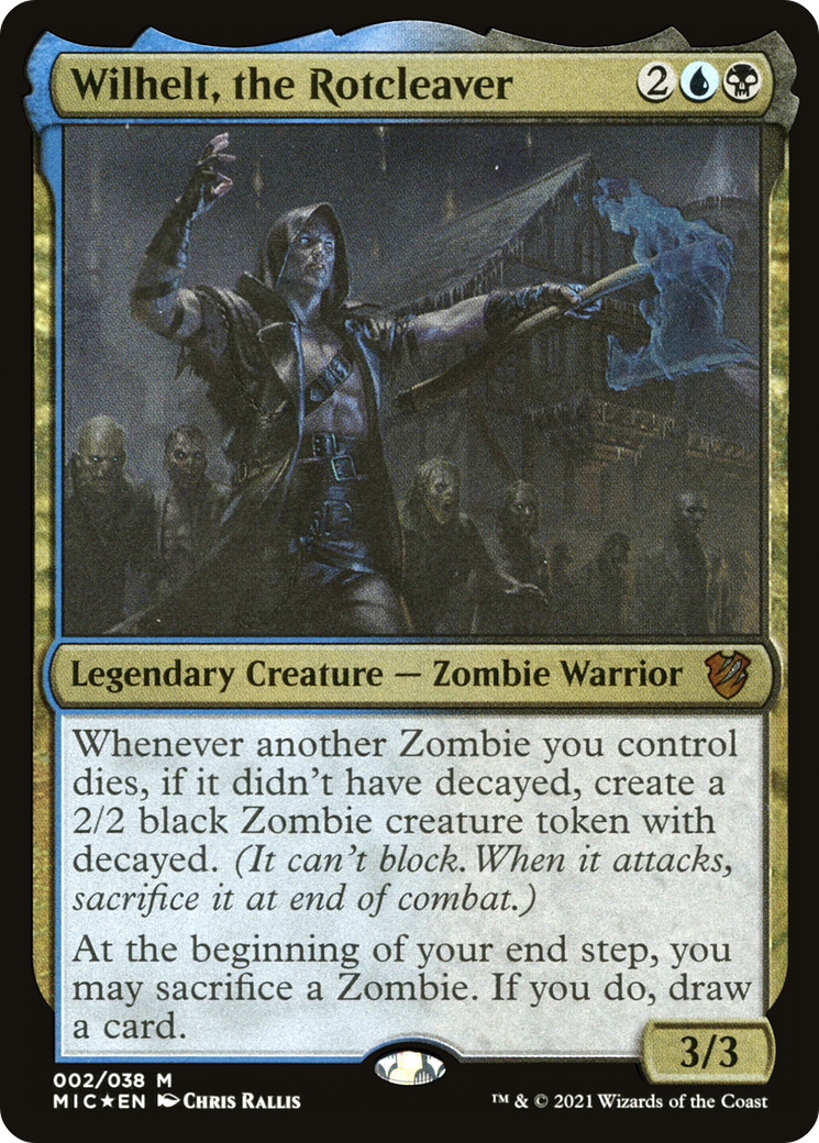 Image of Wilhelt, the Rotcleaver (Display Commander) [Innistrad: Midnight Hunt Commander]