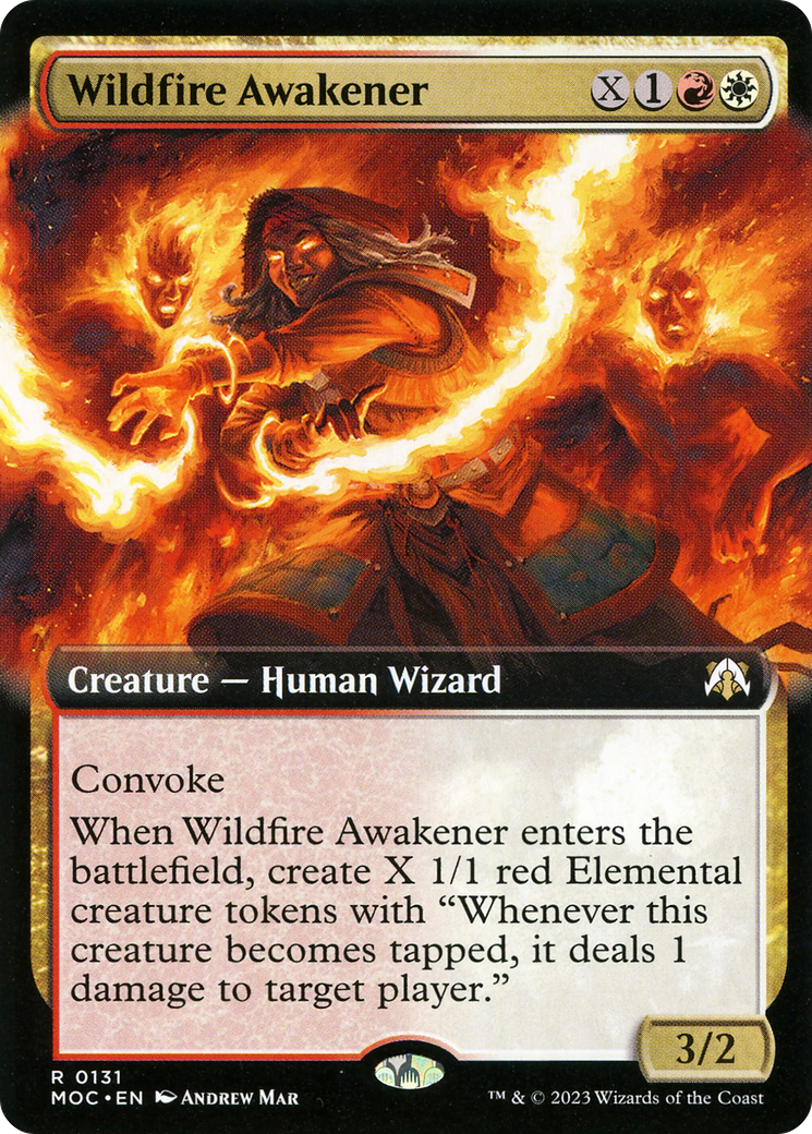 Image of Wildfire Awakener (Extended Art) (MOC-131) - March of the Machine Commander: (Extended Art) Foil