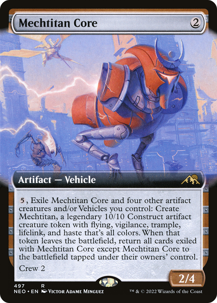Image of Mechtitan Core (Extended Art) [Kamigawa: Neon Dynasty]