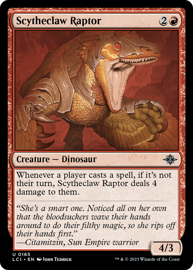 Image of Scytheclaw Raptor [The Lost Caverns of Ixalan]