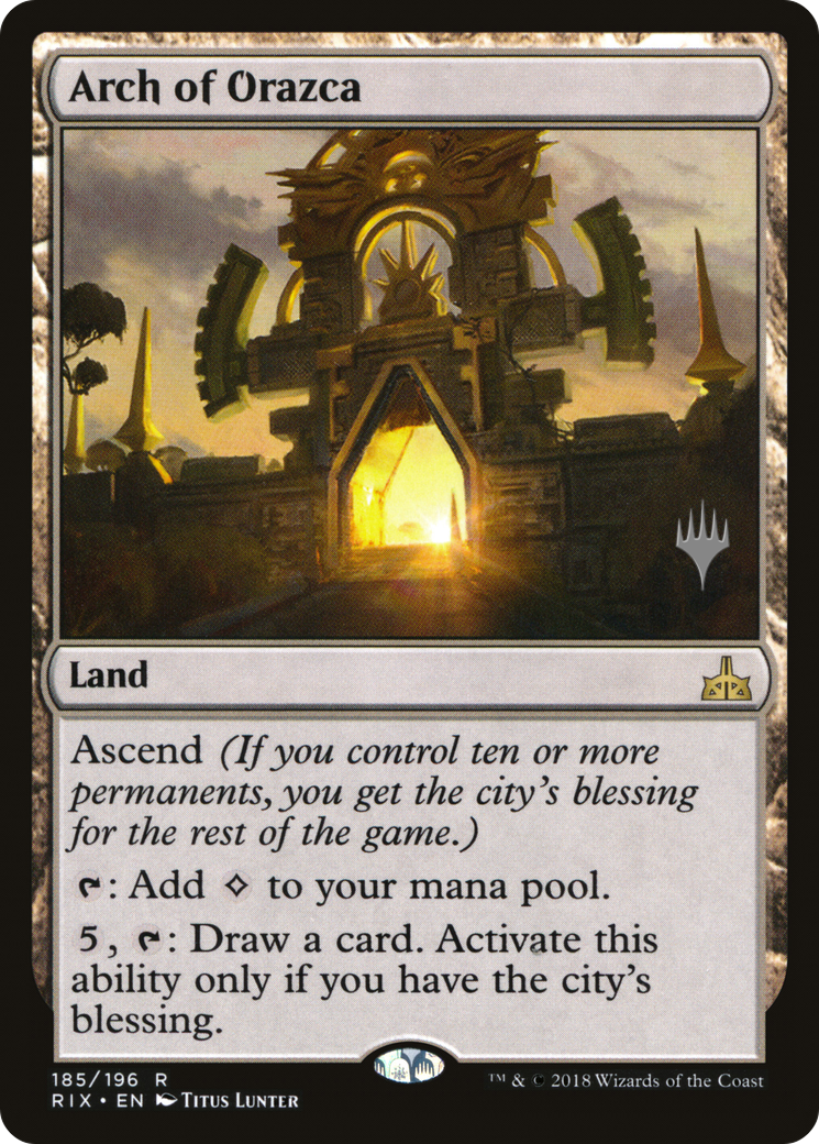 Image of Arch of Orazca (Promo Pack) [Rivals of Ixalan Promos]