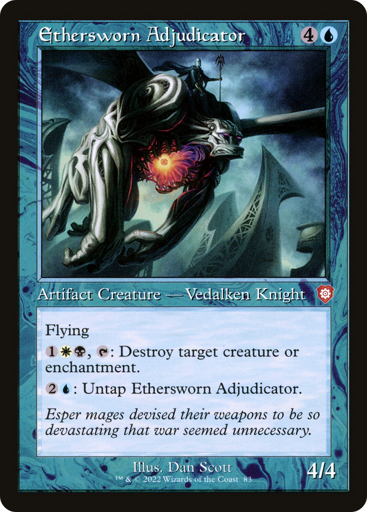 Image of Ethersworn Adjudicator (Retro) [The Brothers' War Commander]