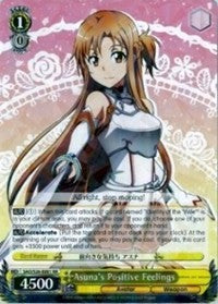 Image of Asuna's Positive Feelings (SAO/S26-E001 RR) [Sword Art Online Vol.2]