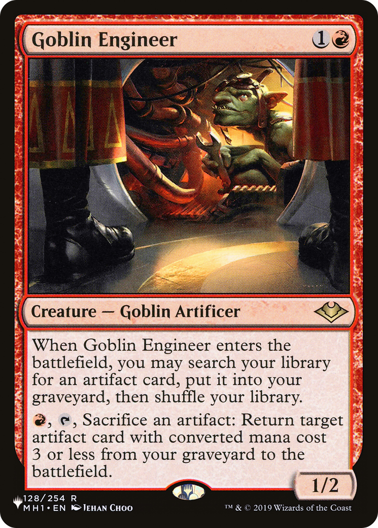 Image of Goblin Engineer [Secret Lair: Heads I Win, Tails You Lose]