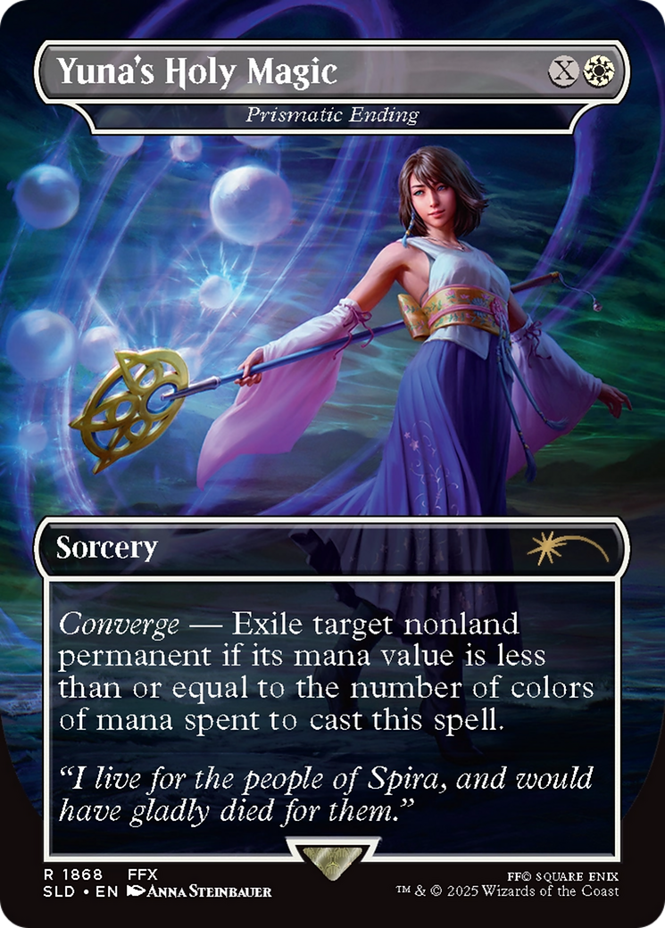 Image of Yuna's Holy Magic - Prismatic Ending [Secret Lair Drop Series]