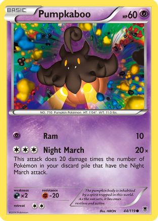 Image of Pumpkaboo (44/119) [XY: Phantom Forces]