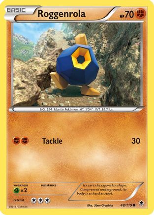 Image of Roggenrola (48/119) [XY: Phantom Forces]