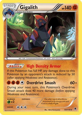 Image of Gigalith (50/119) [XY: Phantom Forces]