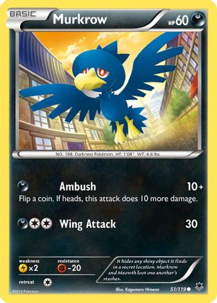 Image of Murkrow (51/119) [XY: Phantom Forces]