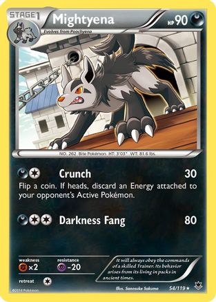 Image of Mightyena (54/119) [XY: Phantom Forces]