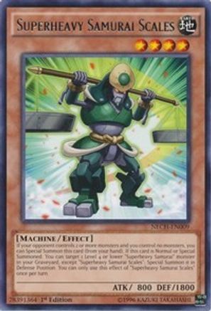 Image of Superheavy Samurai Scales [NECH-EN009] Rare