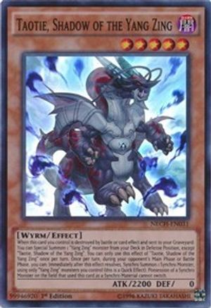 Image of Taotie, Shadow of the Yang Zing [NECH-EN031] Super Rare