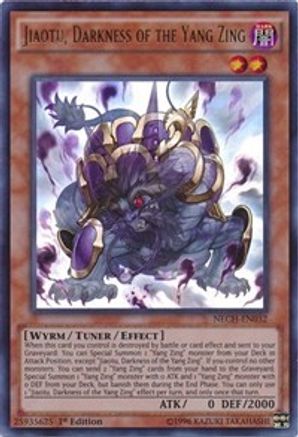 Image of Jiaotu, Darkness of the Yang Zing [NECH-EN032] Ultra Rare