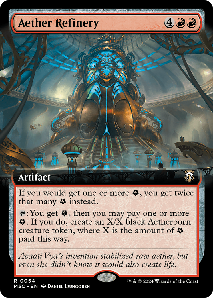 Image of Aether Refinery (Extended Art) [Modern Horizons 3 Commander]