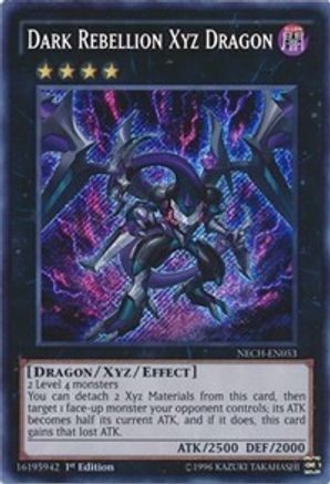 Image of Dark Rebellion Xyz Dragon [NECH-EN053] Secret Rare