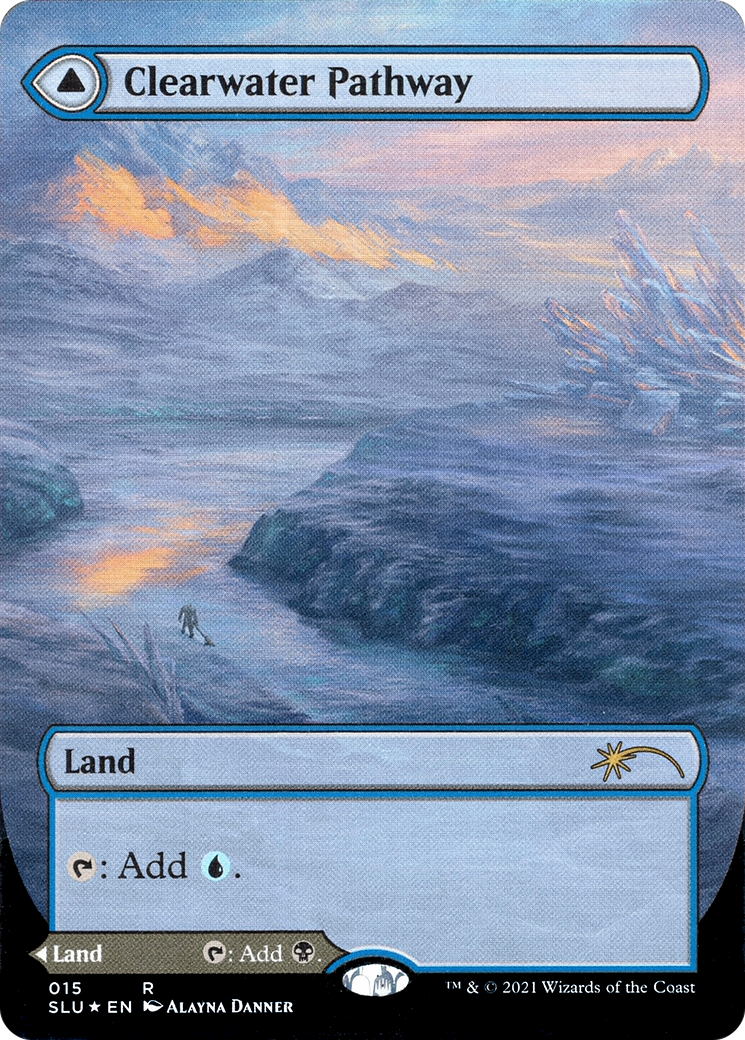 Image of Clearwater Pathway // Murkwater Pathway (Borderless) [Secret Lair: Ultimate Edition 2]