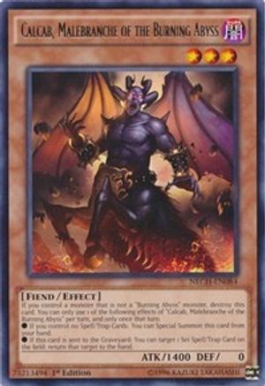 Image of Calcab, Malebranche of the Burning Abyss [NECH-EN084] Rare