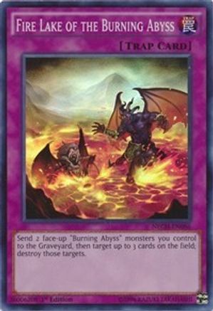 Image of Fire Lake of the Burning Abyss [NECH-EN086] Super Rare