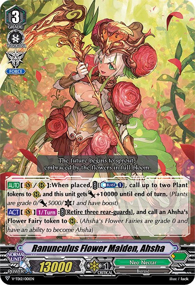 Image of Ranunculus Flower Maiden, Ahsha (V-TD12/001EN) [Ahsha]