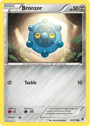 Image of Bronzor (60/119) [XY: Phantom Forces]
