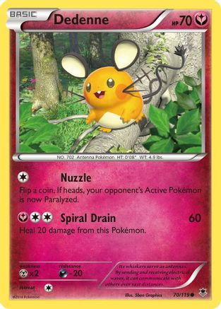 Image of Dedenne (70/119) [XY: Phantom Forces]