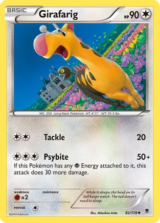 Image of Girafarig (82/119) [XY: Phantom Forces]