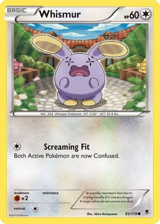 Image of Whismur (83/119) [XY: Phantom Forces]