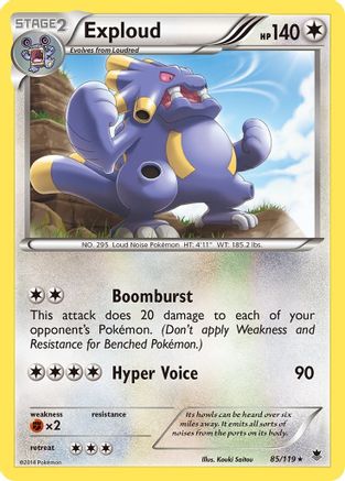 Image of Exploud (85/119) [XY: Phantom Forces]