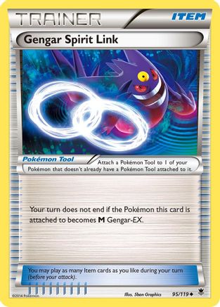 Image of Gengar Spirit Link (95/119) [XY: Phantom Forces]