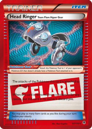 Image of Head Ringer Team Flare Hyper Gear (97/119) [XY: Phantom Forces]