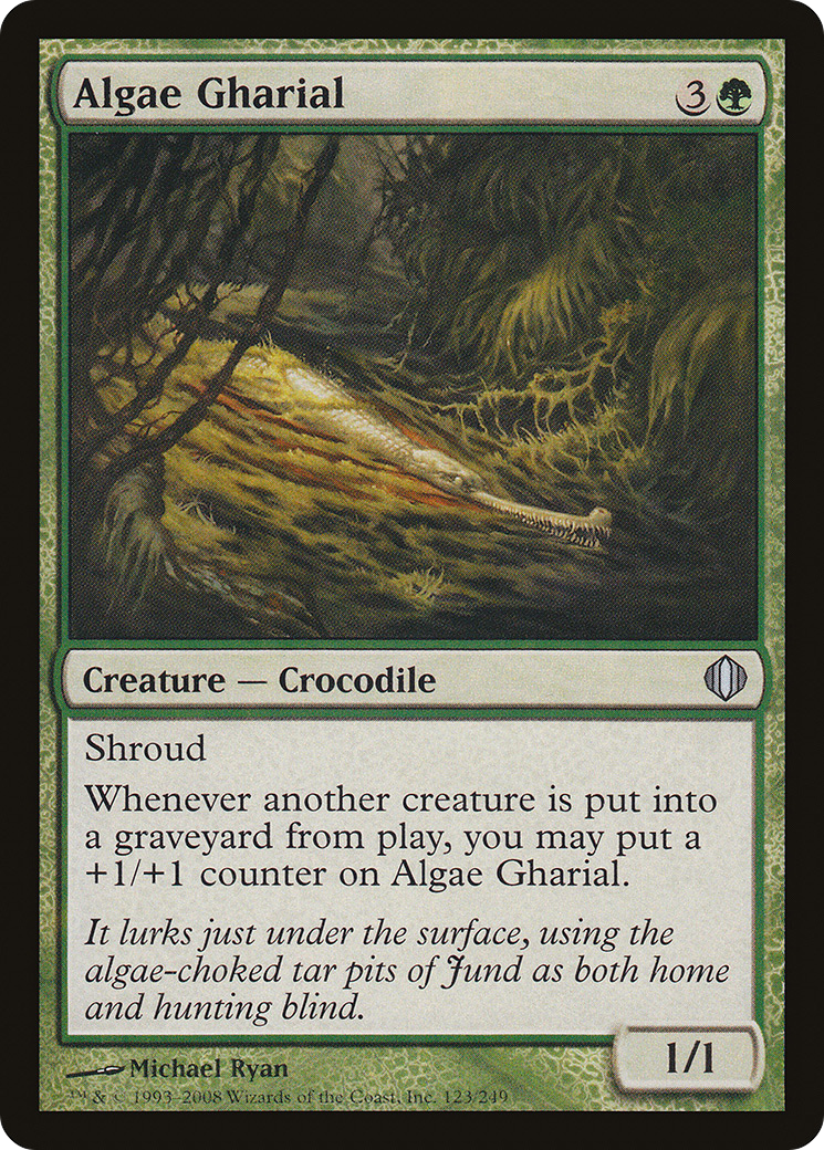 Image of Algae Gharial [Shards of Alara]
