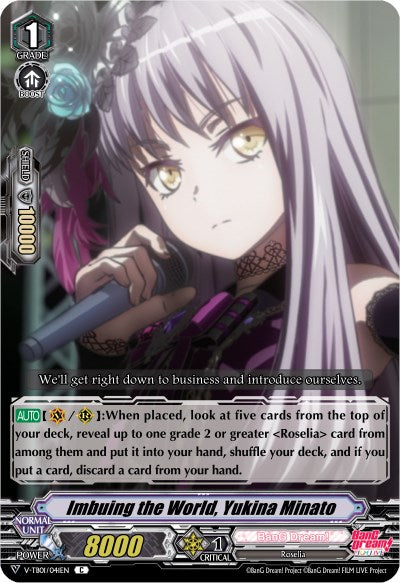 Image of Imbuing the World, Yukina Minato (V-TB01/041EN) [BanG Dream! FILM LIVE]