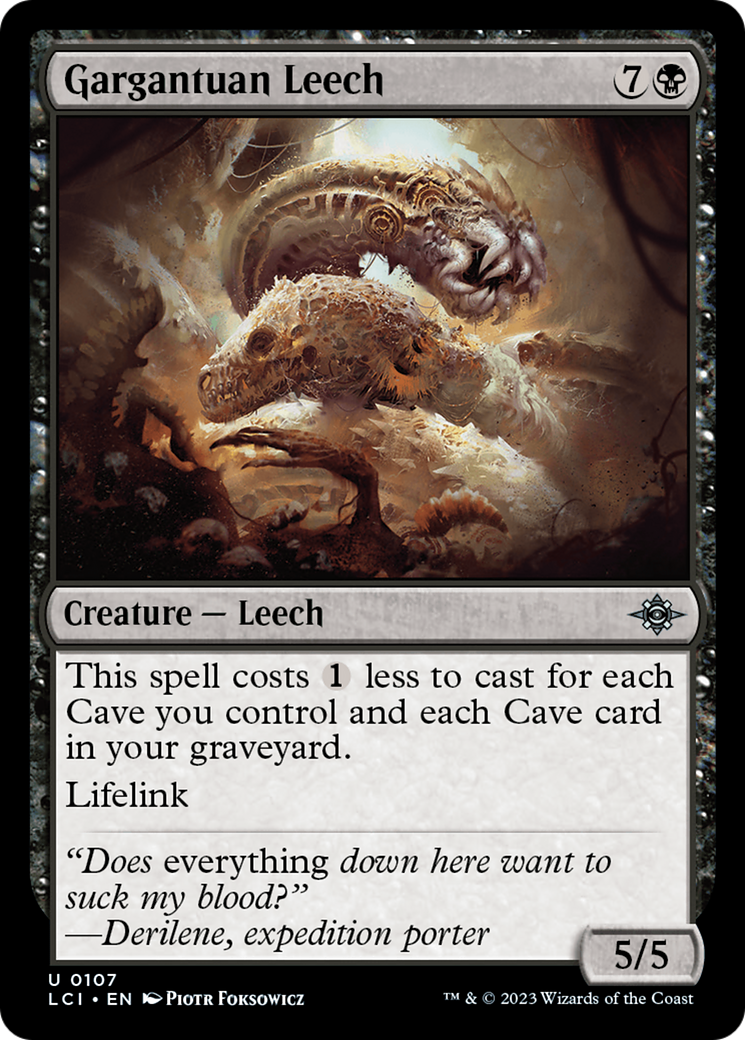 Image of Gargantuan Leech [The Lost Caverns of Ixalan]