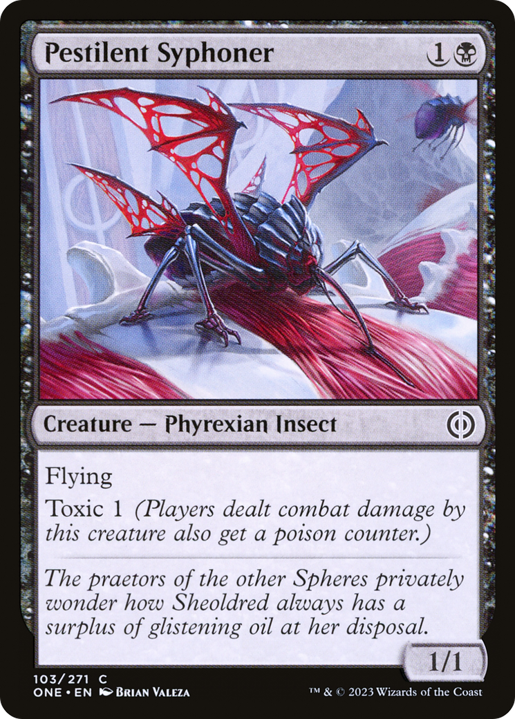 Image of Pestilent Syphoner [Phyrexia: All Will Be One]