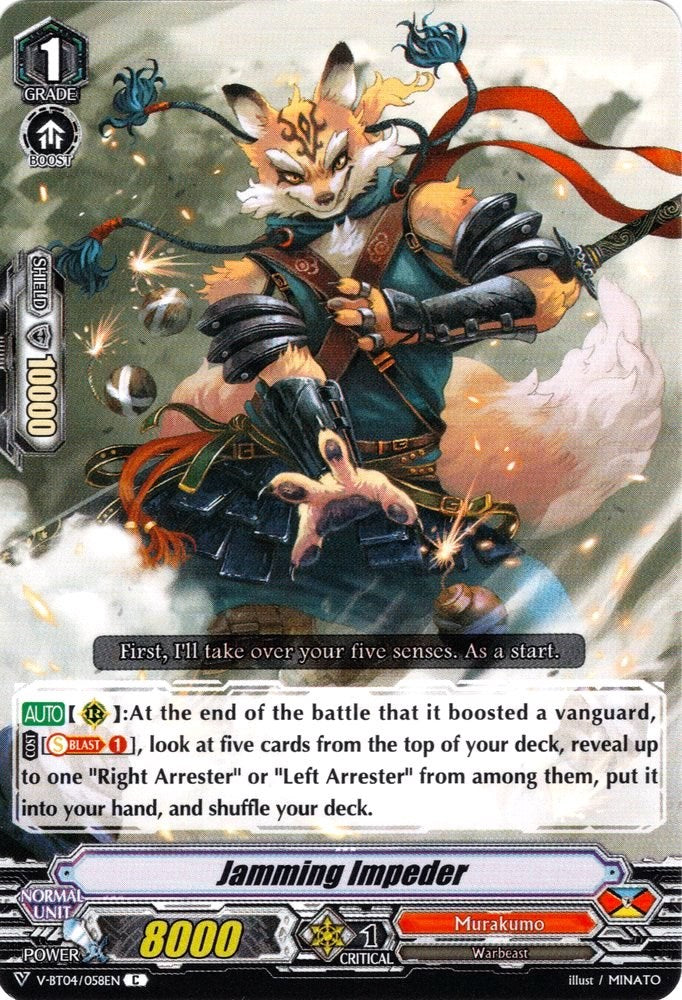 Image of Jamming Impeder (V-BT04/058EN) [Vilest! Deletor]