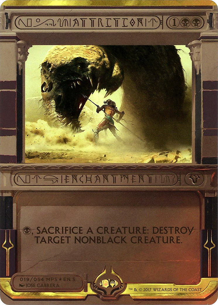 Image of Attrition (Invocation) [Amonkhet Invocations]