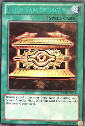 Image of Gold Sarcophagus (Green) [DL18-EN011] Rare