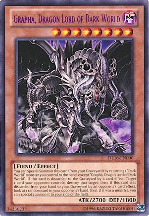 Image of Grapha, Dragon Lord of Dark World (Purple) [DL18-EN006] Rare
