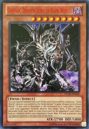 Image of Grapha, Dragon Lord of Dark World (Red) [DL18-EN006] Rare