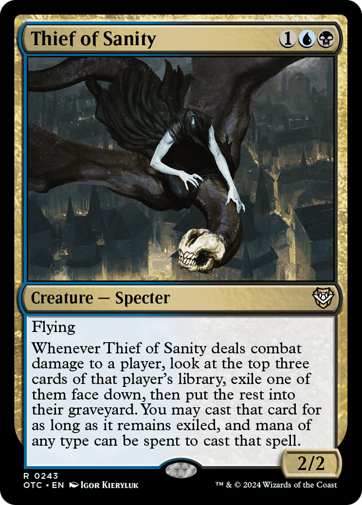 Image of Thief of Sanity [Outlaws of Thunder Junction Commander]