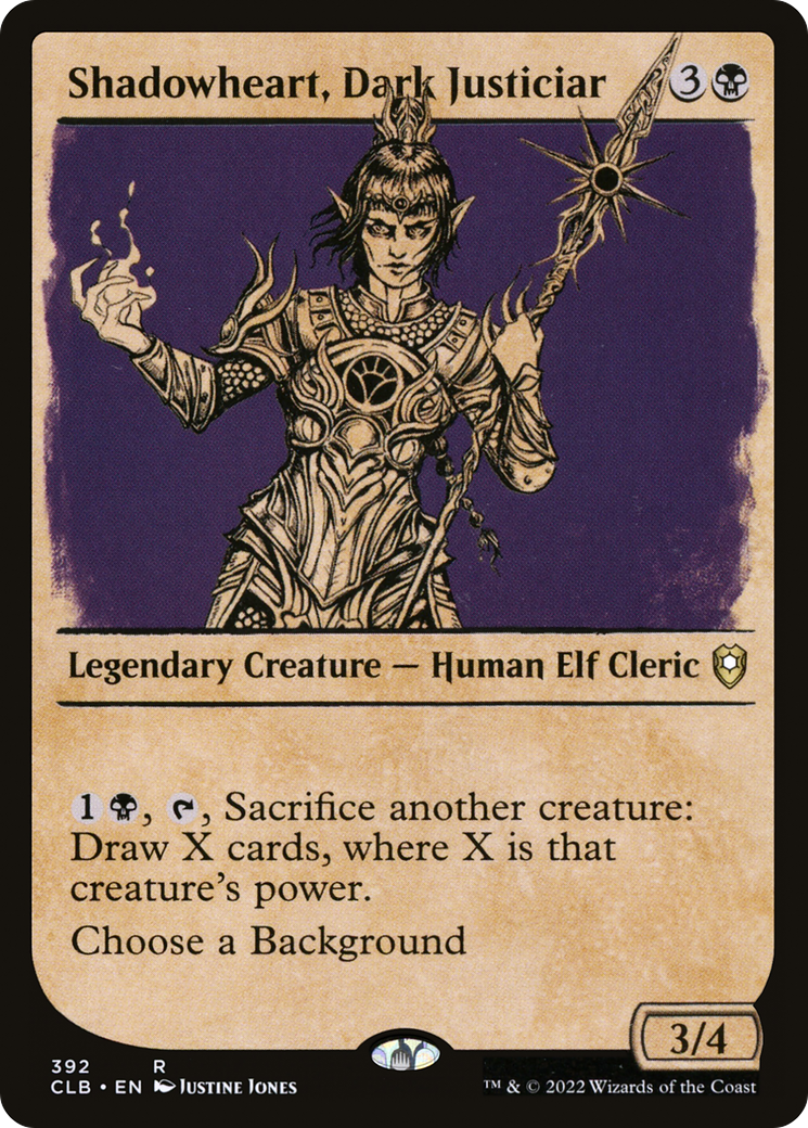 Image of Shadowheart, Dark Justiciar (Showcase) [Commander Legends: Battle for Baldur's Gate]