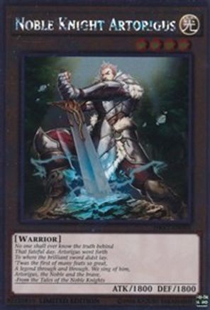 Image of Noble Knight Artorigus [NKRT-EN003] Platinum Rare