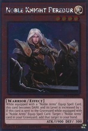 Image of Noble Knight Peredur [NKRT-EN010] Platinum Rare