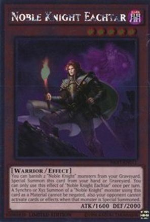 Image of Noble Knight Eachtar [NKRT-EN011] Platinum Rare